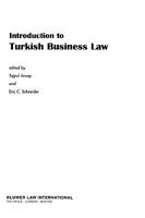 Introduction to Turkish Business Law 9041115242 Book Cover