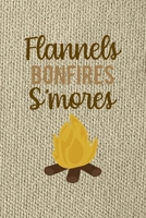 Flannels Bonfires S'mores: Notebook Journal Composition Blank Lined Diary Notepad 120 Pages Paperback Brown Texture Smore 1671344448 Book Cover