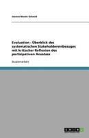 Evaluation - ?berblick des systematischen Stakeholdereinbezuges mit kritischer Reflexion des partizipativen Ansatzes 3640849698 Book Cover