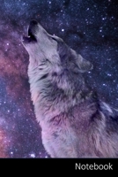 Notebook: Wolf / Wölfe Notizbuch / persönliches Tagebuch / Schreibheft / Logbuch / Planer / Vokabelheft / Notizen - 6 x 9 Zoll (15,24 x 22,86 cm, ca. ... Seiten mit Datumslinie, glänzendes Cover. 1675890870 Book Cover