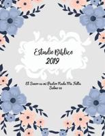 Estudio Biblico 2019 El Senor es mi Pastor Nada me Falta Salmo 23: Libreta de oracion, 8.5 x 11 in, 120 pp, papel blanco rayado libreta de apuntes 1795774509 Book Cover