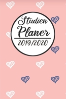Studien Planer 2019 / 2020: Semesterplaner 2019 2020 | Studienplaner A5, Semesterkalender, Timer, Uni Planer (German Edition) 1686959575 Book Cover