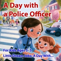 A Day with a Police Officer: A Gentle Picture Book About Safety, Kindness, Teamwork, and Helping the Community for Kids Ages 3–5 (Little Dream Jobs: A Day With...) B0HKD92DK9 Book Cover