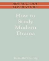 How to Study Modern Drama 0333428641 Book Cover