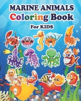 Marine Animals Coloring Book For Kids B08HGLPZ9V Book Cover