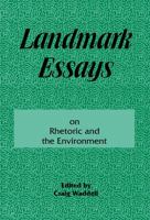 Landmark Essays on Rhetoric and the Environment: Volume 12 (Landmark Essays Series) 188039328X Book Cover