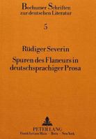 Spuren Des Flaneurs in Deutschsprachiger Prosa 3631405162 Book Cover