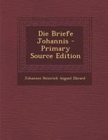 Die Briefe Johannis 0274825430 Book Cover