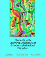 Students with Learning Disabilities or Emotional/Behavioral Disorders 0130212253 Book Cover