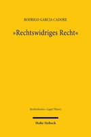 Rechtswidriges Recht: Die Merkl-Sander-Kontroverse Innerhalb Der Wiener Schule Der Rechtstheorie 3161620674 Book Cover