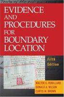 Evidence and Procedures for Boundary Location 0470901594 Book Cover