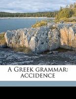 A Greek Grammar 1177700751 Book Cover