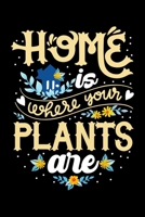 Home Is Where Your Plants Are: Cute & Funny Home Is Where Your Plants Are Gardening Lover Blank Composition Notebook for Journaling & Writing (120 Lined Pages, 6" x 9") 1710538163 Book Cover