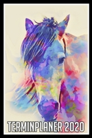 Terminplaner 2020: Jahresplaner von September 2019 bis Dezember 2020 mit Pferd - Planer mit 174 Seiten in wei� im Format A5 mit gl�nzendem Soft Cover. 1704017033 Book Cover