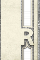 Letter R: Personalized Design Notebook: 120 pages 1706200013 Book Cover