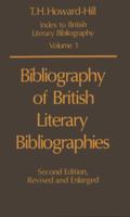 Bibliography of British Literary Bibliographies (His Index to British literary bibliography) 0198181841 Book Cover