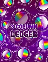 3 Column Ledger Book: Record Book. Accounting Ledger Book 3 Column - Account Journal Noteook. 1097157741 Book Cover