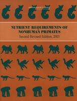 Nutrient Requirements of Nonhuman Primates 0309069890 Book Cover