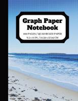 Graph Paper Notebook: Squared Graphing Paper Quad Ruled 5 squares per inch 100 pages 8.5 x 11 in. 1095995480 Book Cover