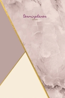 Terminplaner 2020 beige altrosa: Wochenplaner marmor gold rosa Kalender Taschenkalender und Terminkalender f�r das neue Jahr Termine selbst gestalten planen und organisieren a5 format modernes marmor  1676182268 Book Cover