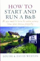 How to Start and Run a B and B 184528111X Book Cover