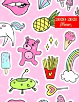 2020-2021 Planner: Pretty Daily, Weekly & Monthly Organizer & Diary - 2 Year Appointment Calendar, Business Planners, Agenda Schedule Logbook and Journal 1695973445 Book Cover