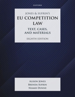 Jones and Sufrins Eu Competition Law 8th Edition 0192855018 Book Cover