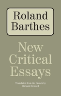 New Critical Essays 0520071786 Book Cover