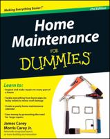 Home Maintenance for Dummies 0764552155 Book Cover