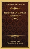Handbook of German Vocabulary 1021985740 Book Cover