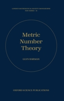 Metric Number Theory (London Mathematical Society Monographs New Series) 0198500831 Book Cover