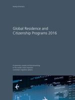 Global Residence and Citizenship Programs 2016 0992781884 Book Cover