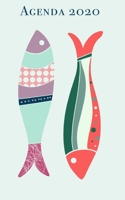 Agenda 2020: 2020 Planner, Weekly “5x8”, Jan. 2020 - Dec. 2020, Perfect for Planning and Organizing your Home or Office. Cute Fish Themed Calendar Notebook 1670457974 Book Cover