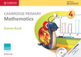 Cambridge Primary Mathematics Stage 4 Games Book with CD-ROM (Cambridge Primary Maths) 1107685427 Book Cover