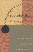 Contemporary Sociological Theory 0820467952 Book Cover