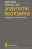 Einführung in eine analytische Rechtslehre 364271398X Book Cover