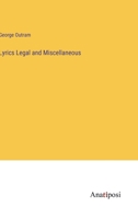 Lyrics Legal and Miscellaneous 338250278X Book Cover