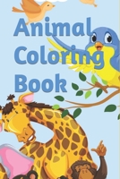Animal Coloring Book B0BKHWGM64 Book Cover