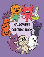 Halloween Coloring Book for Kids 1839903104 Book Cover