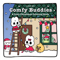 Comfy Buddies: A Cozy Christmas Coloring Book 0486856658 Book Cover