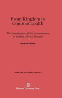 From Kingdom to Commonwealth 0674182731 Book Cover