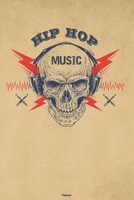 Hip Hop Music Planner: Skull with Headphones Hip Hop Music Calendar 2020 - 6 x 9 inch 120 pages gift 1659734754 Book Cover