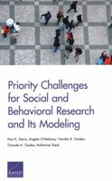 Priority Challenges for Social and Behavioral Research and Its Modeling 0833099957 Book Cover