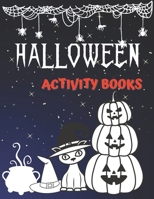 Halloween Activity Books: Fun Workbook For word search, to-do-list, mazes and sudokus (140 pages) B08GVCN1H9 Book Cover