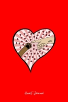 Journal: Dot Grid Journal - Hearts Paw Touch Hand Cute Christmas Gift - Red Dotted Diary, Planner, Gratitude, Writing, Travel, Goal, Bullet Notebook 1706045158 Book Cover