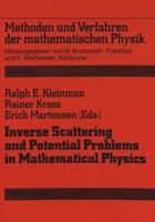 Inverse Scattering and Potential Problems in Mathematical Physics: Proceedings of a Conference Held in Oberwolfach, December 12-18, 1993 3631479263 Book Cover