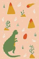 Dino Notes: Dinosaur Notebook 1727686454 Book Cover