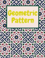 Geometric Pattern: coloring book relaxing shapes for adults B08Z88S224 Book Cover
