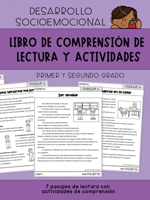 Libro de comprensión de lectura y actividades: Primer y segundo grado [Edición desarrollo socioemocional] (Lee conmigo: Libros para niños) (Spanish Edition) 1960304224 Book Cover