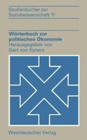 Worterbuch Zur Politischen Okonomie 353121148X Book Cover